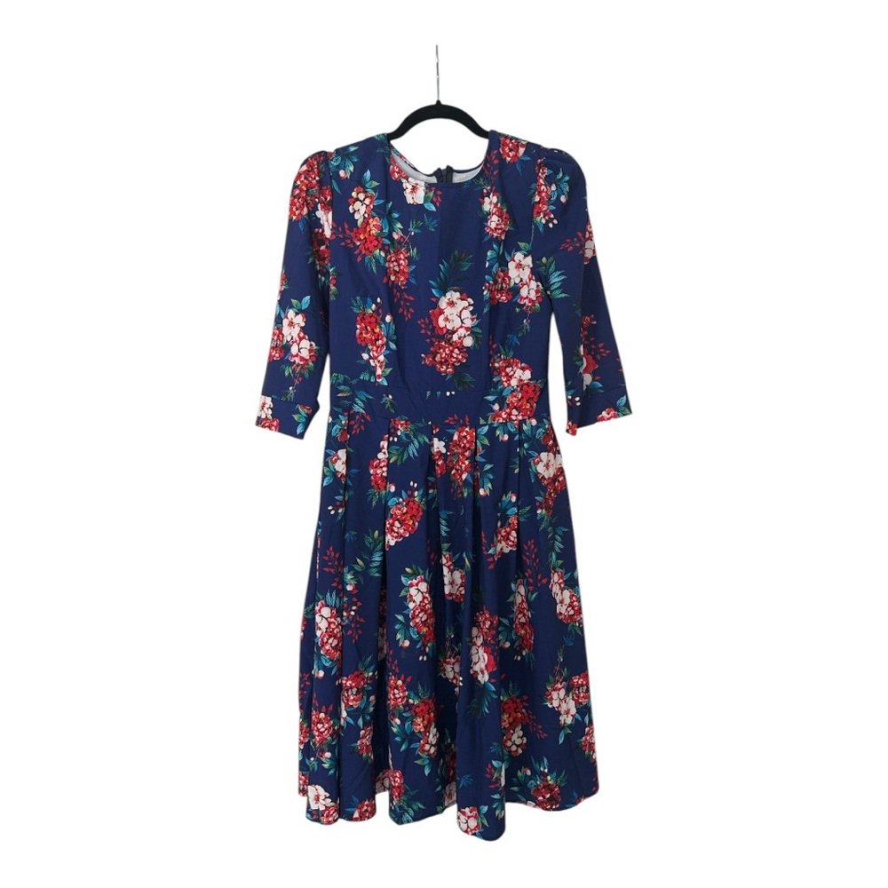 Floral Navy Dress